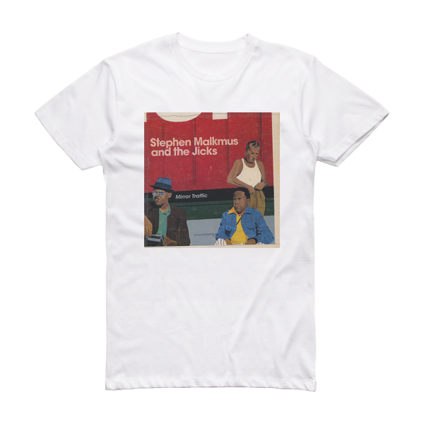 Stephen Malkmus and the Jicks Mirror Traffic Album Cover T-Shirt White