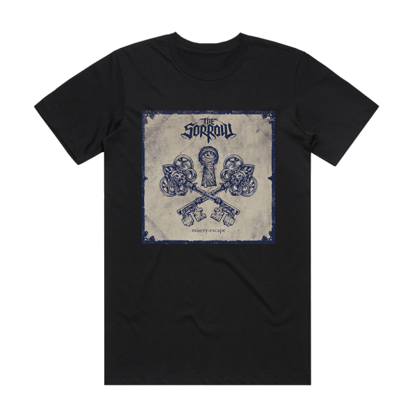 The Sorrow Misery Escape Album Cover T-Shirt Black