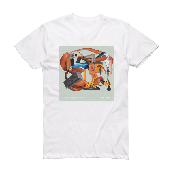 The Dillinger Escape Plan Miss Machine Album Cover T-Shirt White