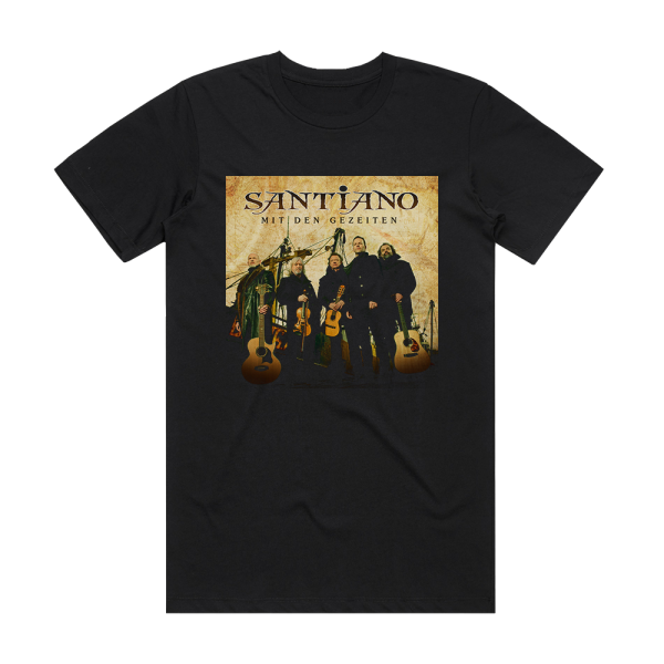 Santiano Mit Den Gezeiten Album Cover T-Shirt Black