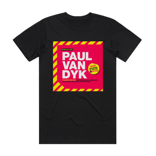 Paul van Dyk Mixmagxmag Return Of God Legendary Dj In The Mix Album Cover T-Shirt Black