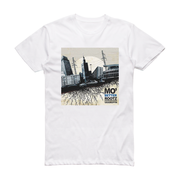 Vavamuffin Mo Better Rootz Album Cover T-Shirt White