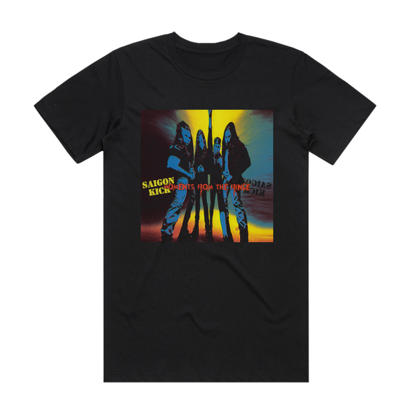 Saigon Kick Moments From The Fringe Album Cover T-Shirt Black