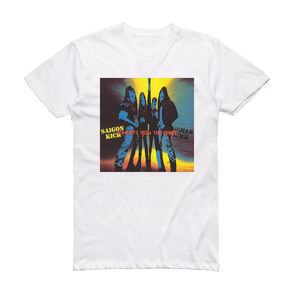 Saigon Kick Moments From The Fringe Album Cover T-Shirt White