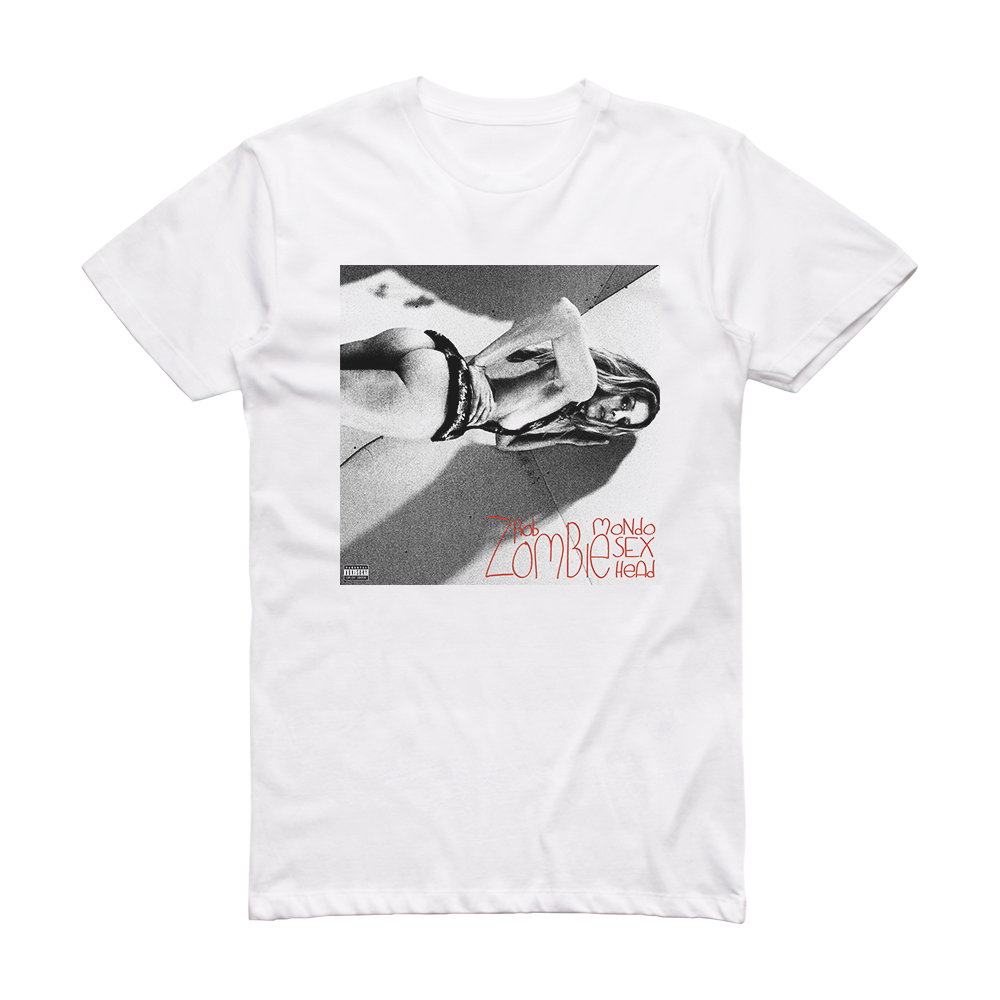 Rob Zombie Mondo Sex Head 1 Album Cover T Shirt White Album Cover T Shirts 4647
