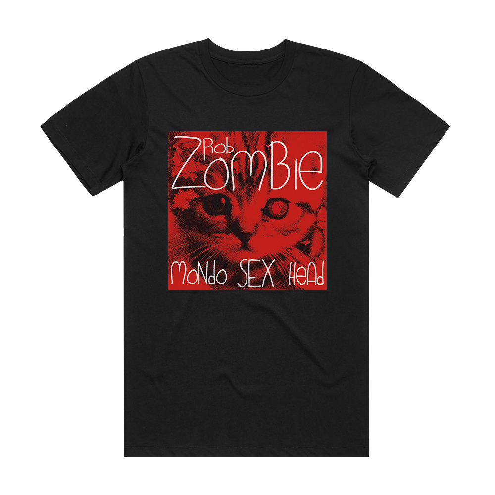 Rob Zombie Mondo Sex Head 2 Album Cover T Shirt Black Album Cover T Shirts 1334