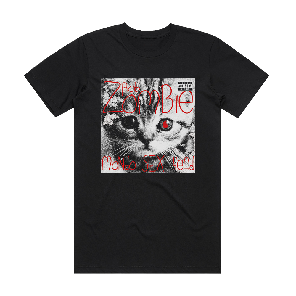 Rob Zombie Mondo Sex Head 3 Album Cover T Shirt Black Album Cover T Shirts 1262