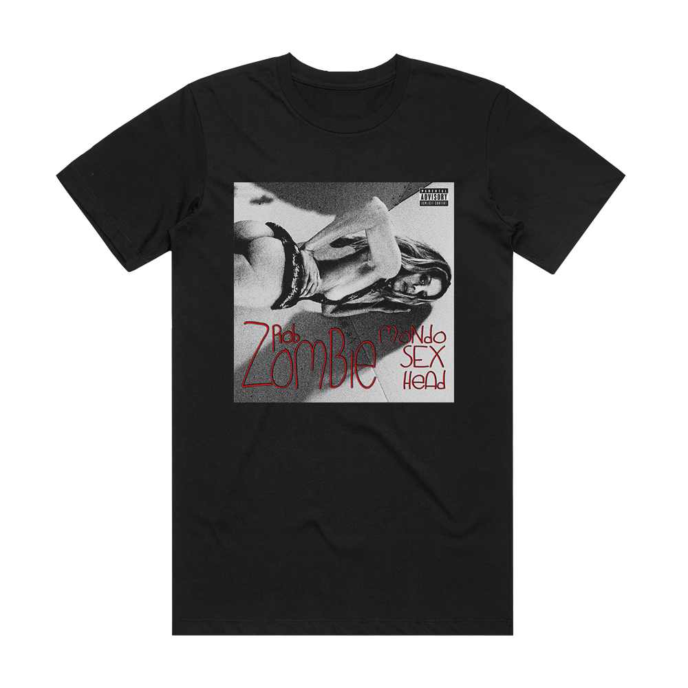 Rob Zombie Mondo Sex Head 4 Album Cover T-Shirt Black