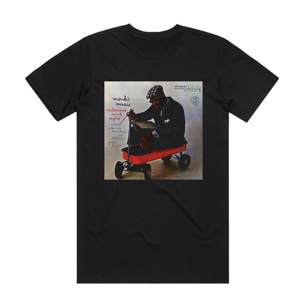 Thelonious Monk Monks Music Album Cover T-Shirt Black