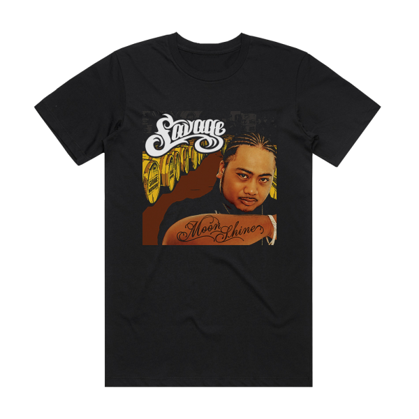 Savage Moonshine Album Cover T-Shirt Black