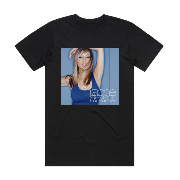 Rachel Stevens More More More 1 Album Cover T-Shirt Black