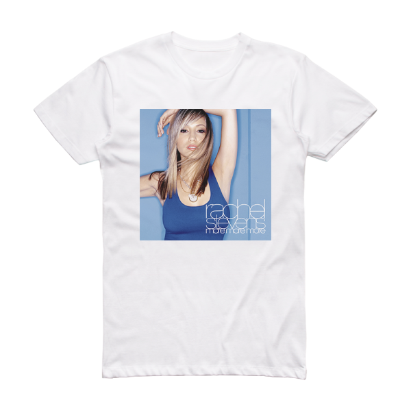 Rachel Stevens More More More 1 Album Cover T-Shirt White