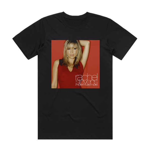 Rachel Stevens More More More 2 Album Cover T-Shirt Black