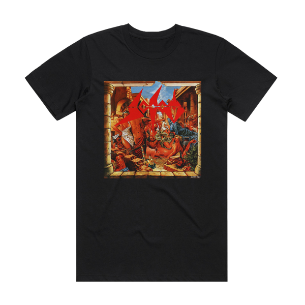 Sodom Mortal Way Of Live 2 Album Cover T-Shirt Black