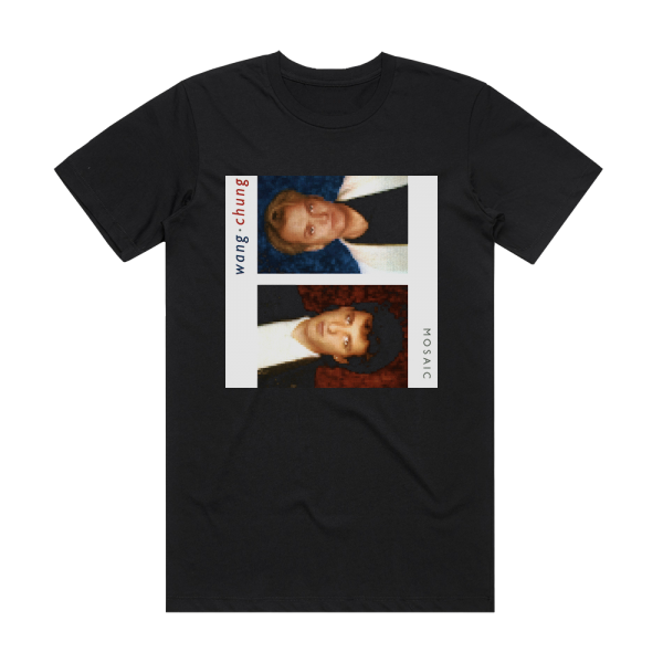 Wang Chung Mosaic 1 Album Cover T-Shirt Black