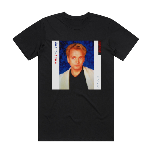 Wang Chung Mosaic 2 Album Cover T-Shirt Black