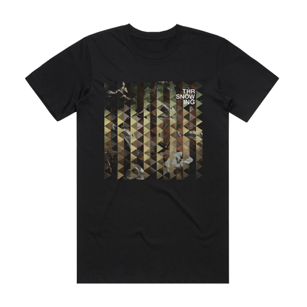 Throwing Snow Mosaic Album Cover T-Shirt Black