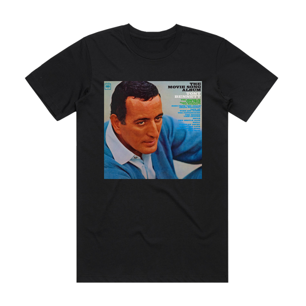 Tony Bennett Movie Song Album Album Cover T-Shirt Black