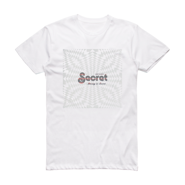 Secret Moving In Secret 1 Album Cover T-Shirt White