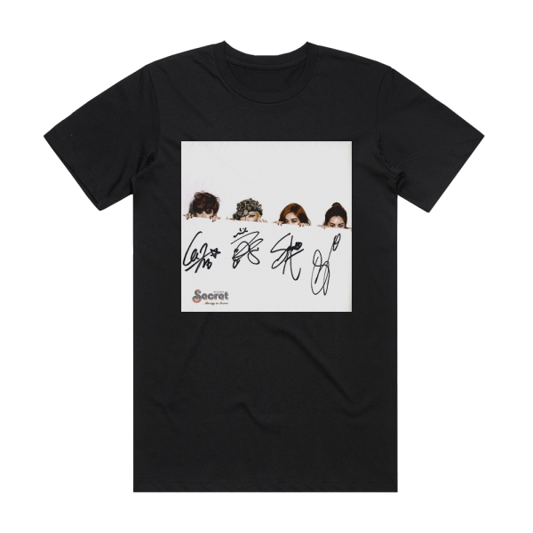 Secret Moving In Secret 2 Album Cover T-Shirt Black