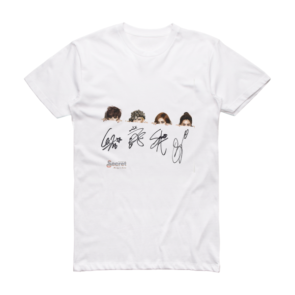 Secret Moving In Secret 2 Album Cover T-Shirt White