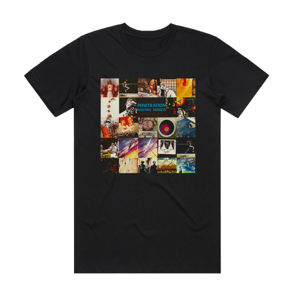 Penetration Moving Targets Album Cover T-Shirt Black