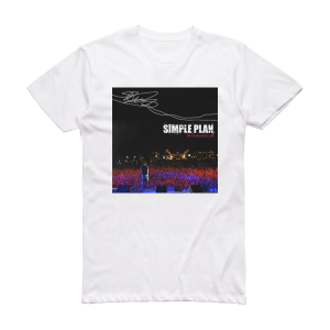 Simple Plan Mtv Hard Rock Live 1 Album Cover T-Shirt White
