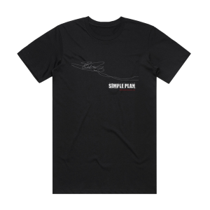 Simple Plan Mtv Hard Rock Live 2 Album Cover T-Shirt Black