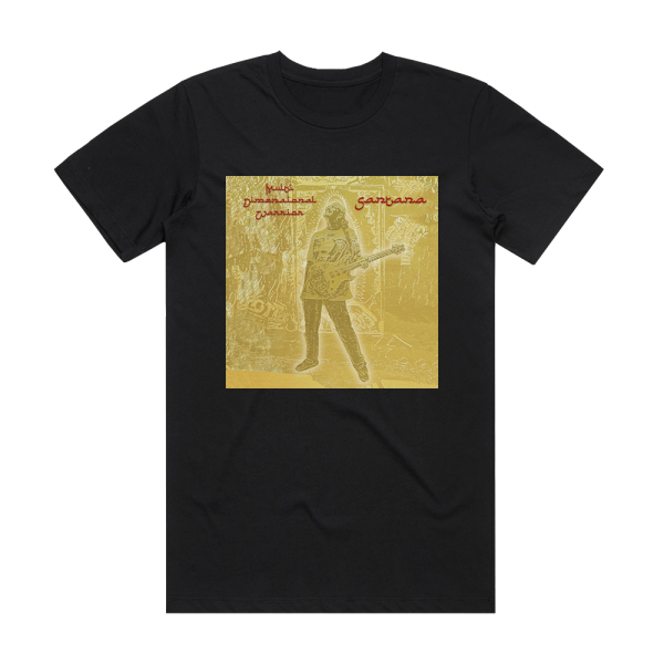 Santana Multi Dimensional Warrior Album Cover T-Shirt Black