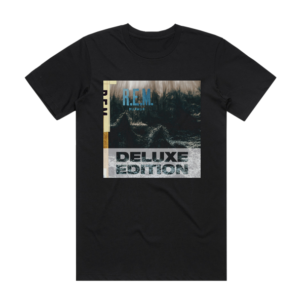 R E M Murmur 3 Album Cover T-Shirt Black