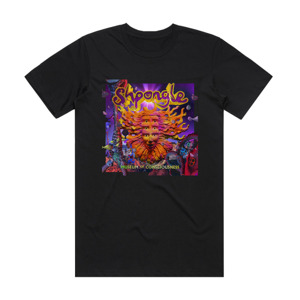 Shpongle Museum Of Consciousness Album Cover T-Shirt Black