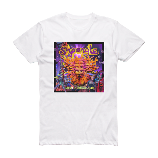 Shpongle Museum Of Consciousness Album Cover T-Shirt White