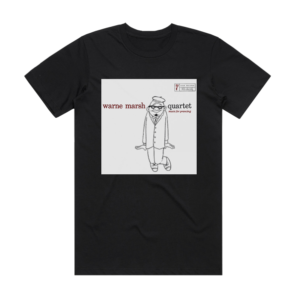 Warne Marsh Music For Prancing Album Cover T-Shirt Black