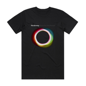 The Enemy Music For The People Album Cover T-Shirt Black