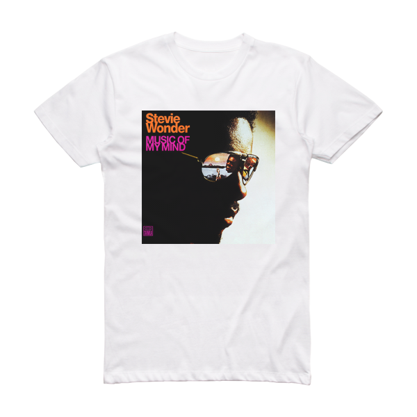 Stevie Wonder Music Of My Mind 2 Album Cover T-Shirt White