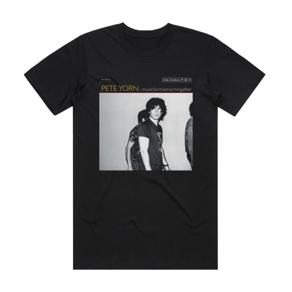 Pete Yorn Musicforthemorningafter Album Cover T-Shirt Black