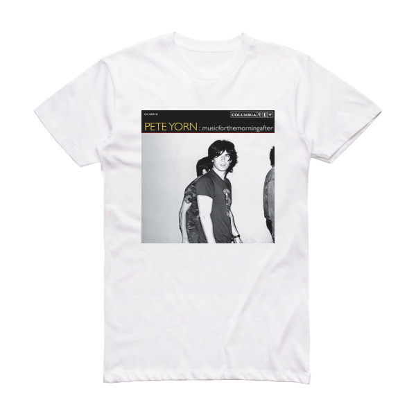 Pete Yorn Musicforthemorningafter Album Cover T-Shirt White