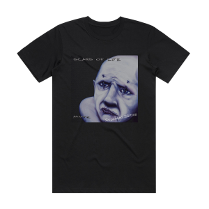 Scars of Life Mute Album Cover T-Shirt Black