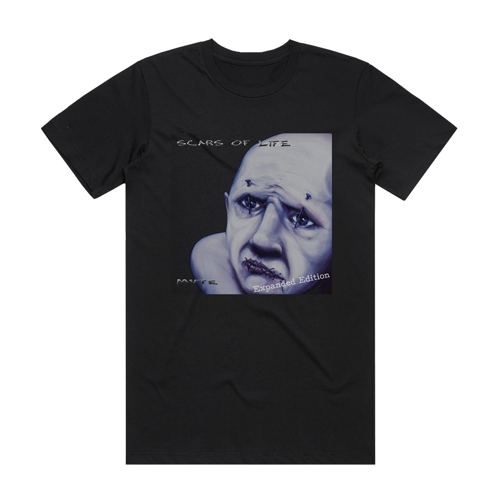 Scars of Life Mute Album Cover T-Shirt Black