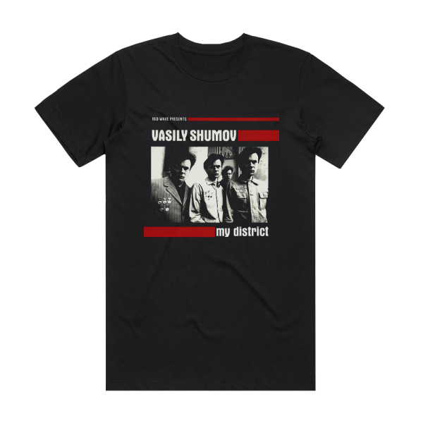 Vasiliy Shumov My District Album Cover T-Shirt Black