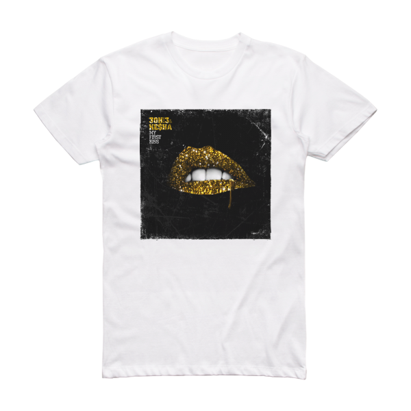 3OH3 My First Kiss 2 Album Cover T-Shirt White