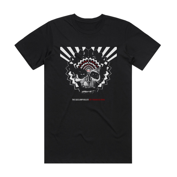 The Gaslamp Killer My Troubled Mind Album Cover T-Shirt Black