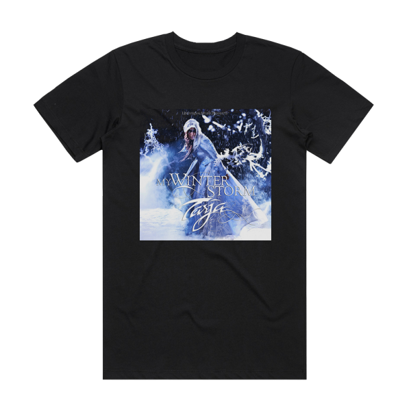 Tarja My Winter Storm Album Cover T-Shirt Black