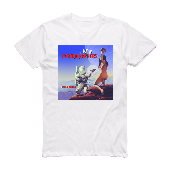 The New Pornographers Myriad Harbour Album Cover T-Shirt White