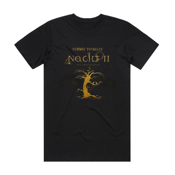 Subway to Sally Nackt Ii Album Cover T-Shirt Black