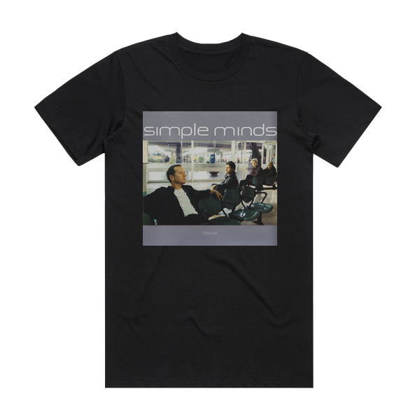 Simple Minds Napolis Album Cover T-Shirt Black