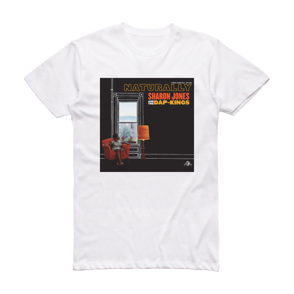 Sharon Jones and The Dap-Kings Naturally Album Cover T-Shirt White