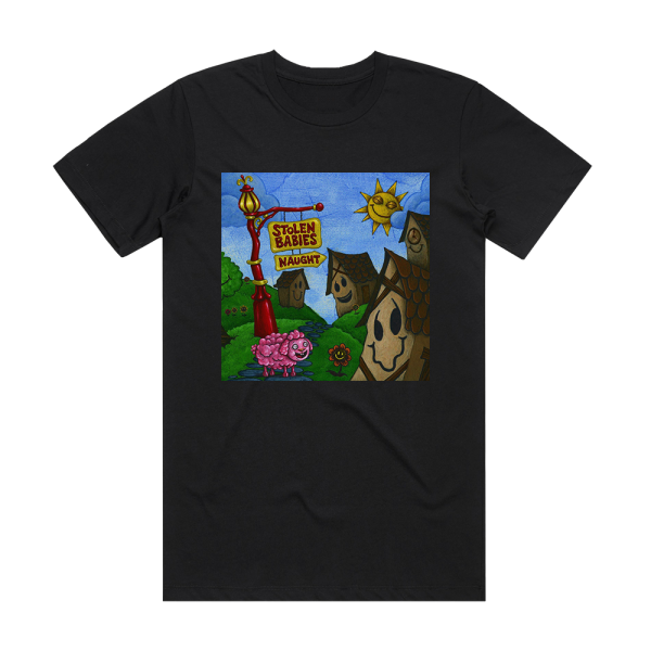 Stolen Babies Naught Album Cover T-Shirt Black