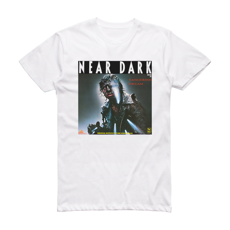 Tangerine Dream Near Dark Album Cover TShirt White ALBUM COVER TSHIRTS