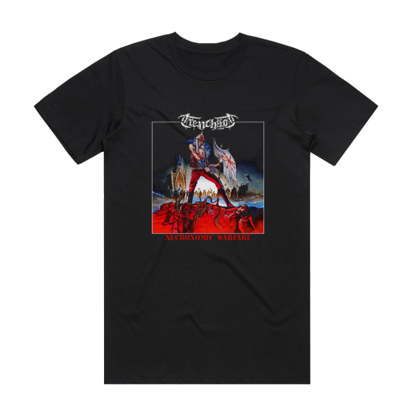 Trenchrot Necronomic Warfare Album Cover T-Shirt Black